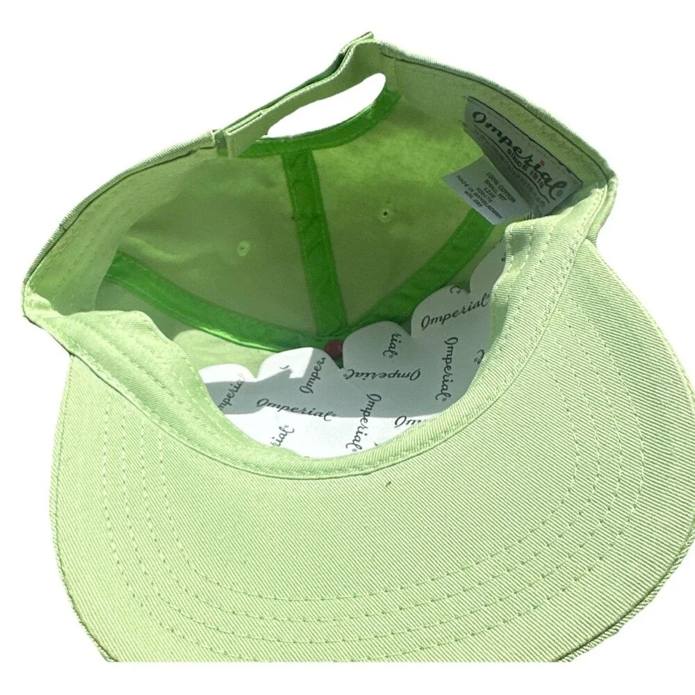 Imperial AJGA Golf Hat Small Fit Green Adjustable Embroidered Baseball Cap